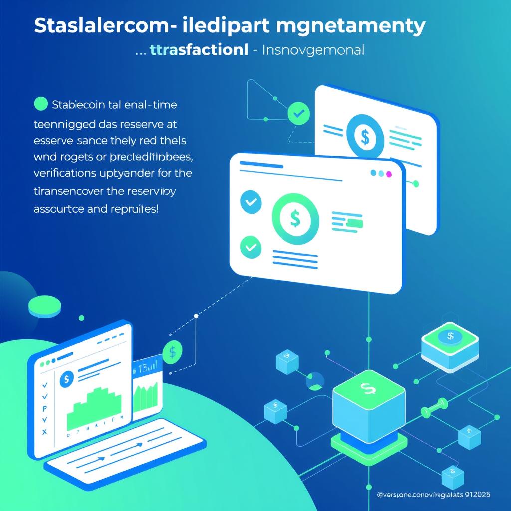 Stablecoin transparency and verification systems