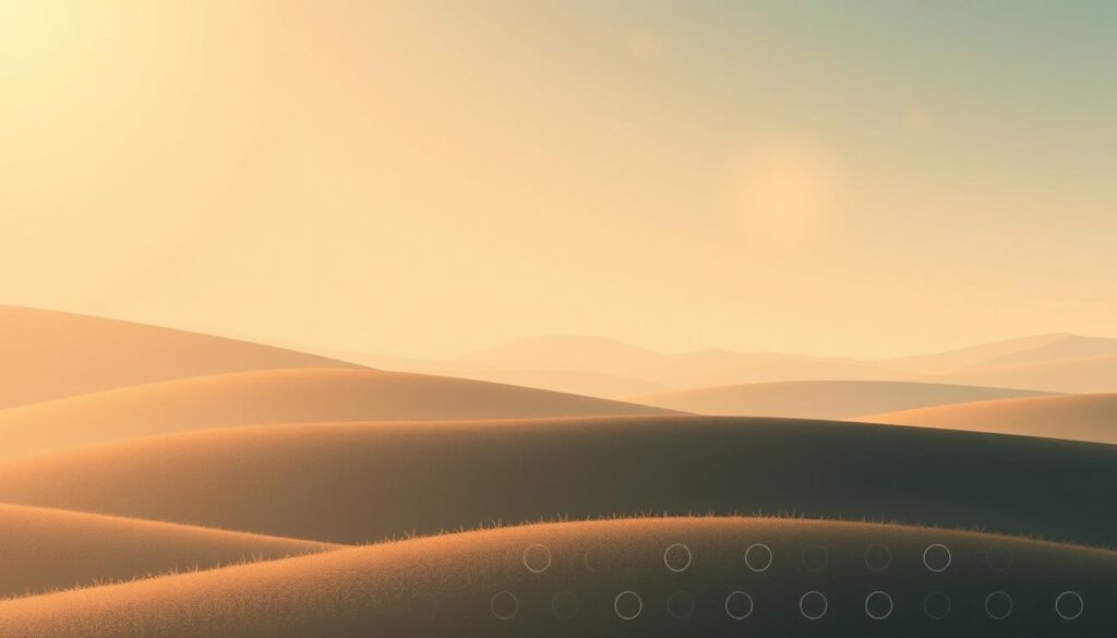 A serene, minimalist landscape with a central focus on a set of interconnected circles, each representing a distinct investment position. The circles are arranged in a grid-like pattern, conveying a sense of organization and strategy. The circles gradually decrease in size from the center outward, symbolizing the concept of "scaling out" profits. Diffused, warm lighting casts a soft glow, creating a calming, contemplative atmosphere. The background is hazy, with muted colors and subtle textures, allowing the central elements to take center stage. The overall composition suggests a thoughtful, methodical approach to managing and optimizing investment portfolios.