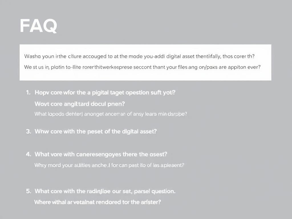 Frequently asked questions about digital asset inheritance planning Frequently asked questions about digital asset inheritance planning