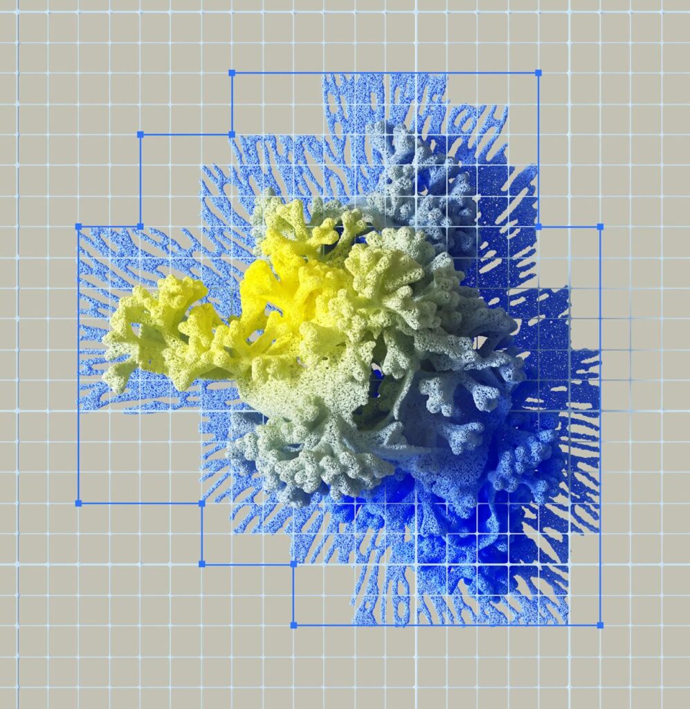 Visual representation of a digital mesh grid, symbolizing the interconnectedness of devices within a decentralized VPN bandwidth market.