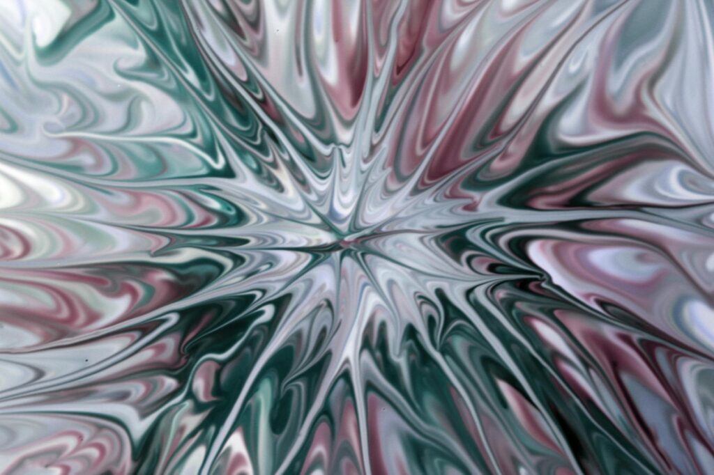 Abstract depiction of the fluid and dynamic nature of automated market makers and their adjustment to market conditions.