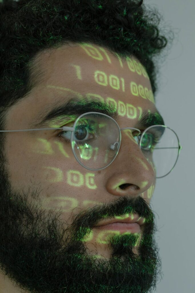 Abstract image representing the importance of private keys in non-custodial crypto staking.