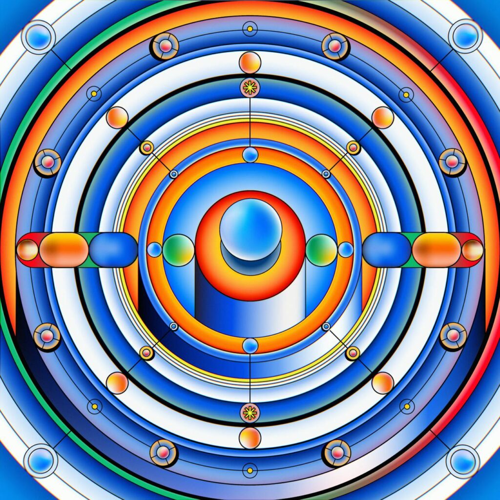 A futuristic visualization of blockchain data blocks linked together in a secure, decentralized chain.