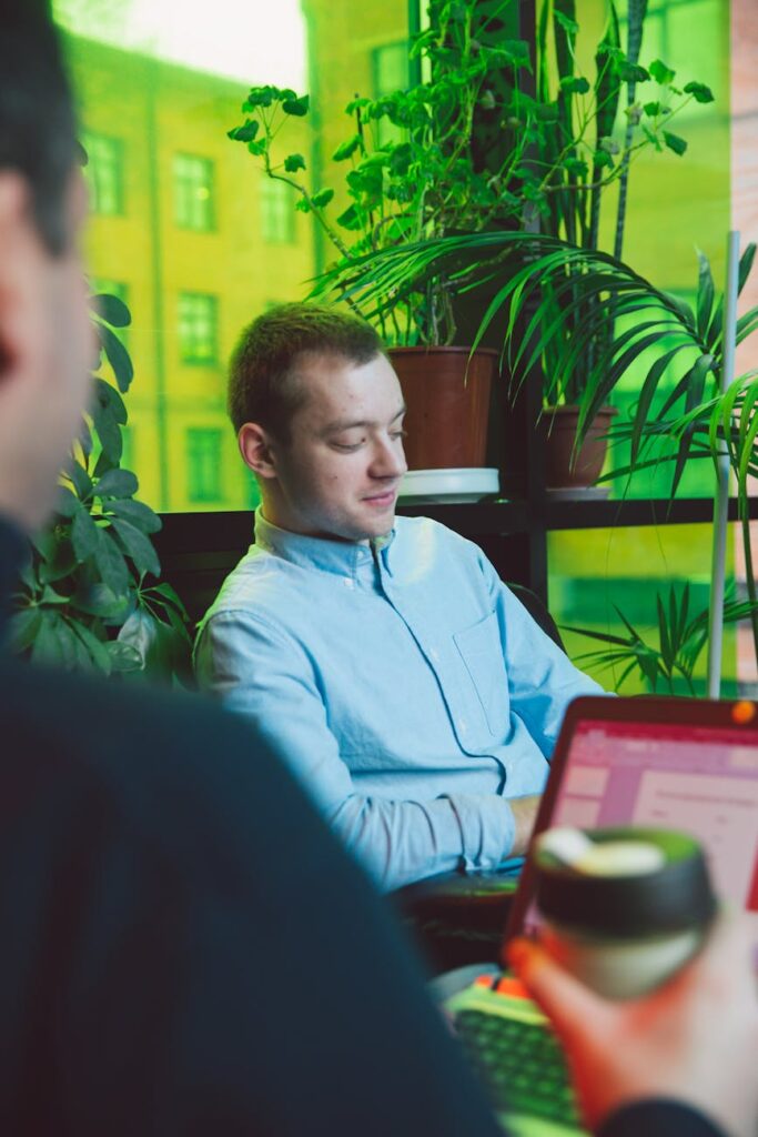 A trendy, modern pop-up shop being set up on a city street, representing a temporary organization.