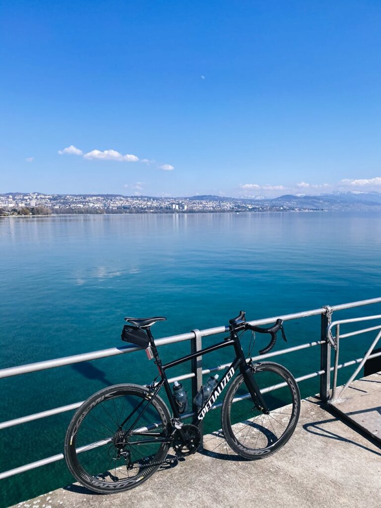 A metaphorical image of a bridge connecting two distinct landscapes, symbolizing the link between privacy and compliance.
