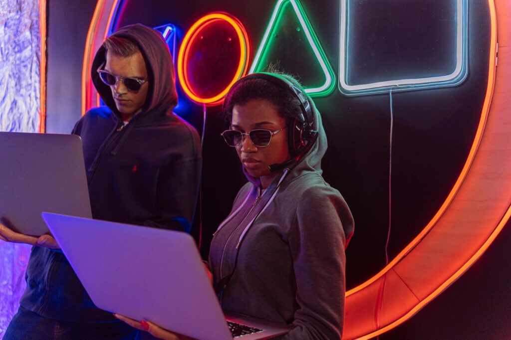 A developer analyzing complex data on a screen, illustrating the subjective analysis required in DAO disputes.