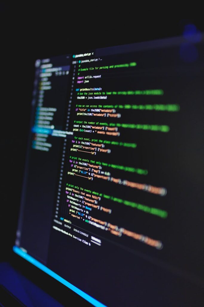 Close-up of a magnifying glass examining smart contract code for a protocol's emergency shutdown function.