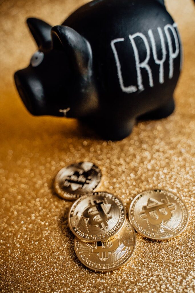 An abstract visualization of interconnected nodes representing a blockchain network.