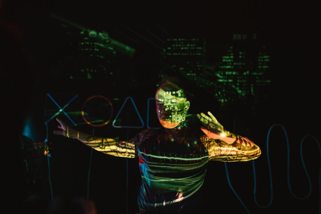An abstract visualization of interconnected nodes representing a decentralized blockchain network.