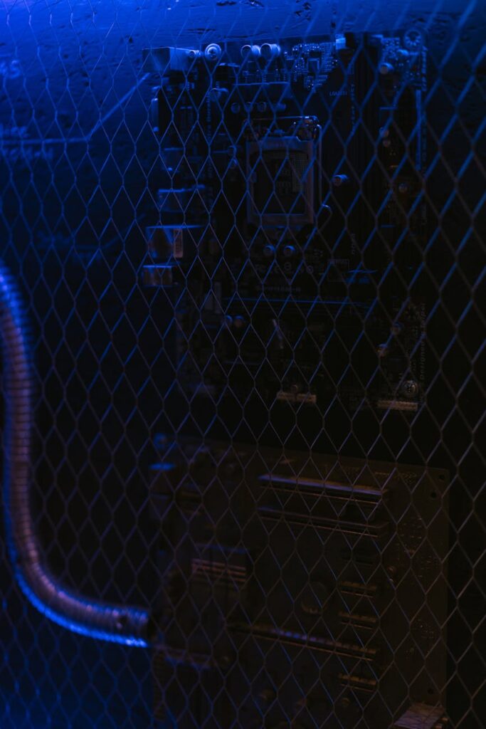 A glowing digital padlock symbolizing robust digital security and the protection of assets.