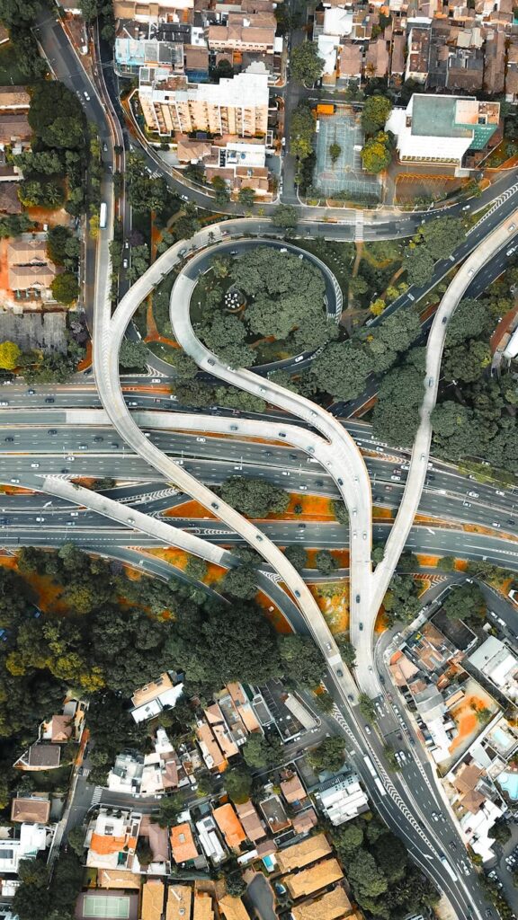 A futuristic cityscape at night, symbolizing the future of blockchain technology and the evolving landscape of MEV.