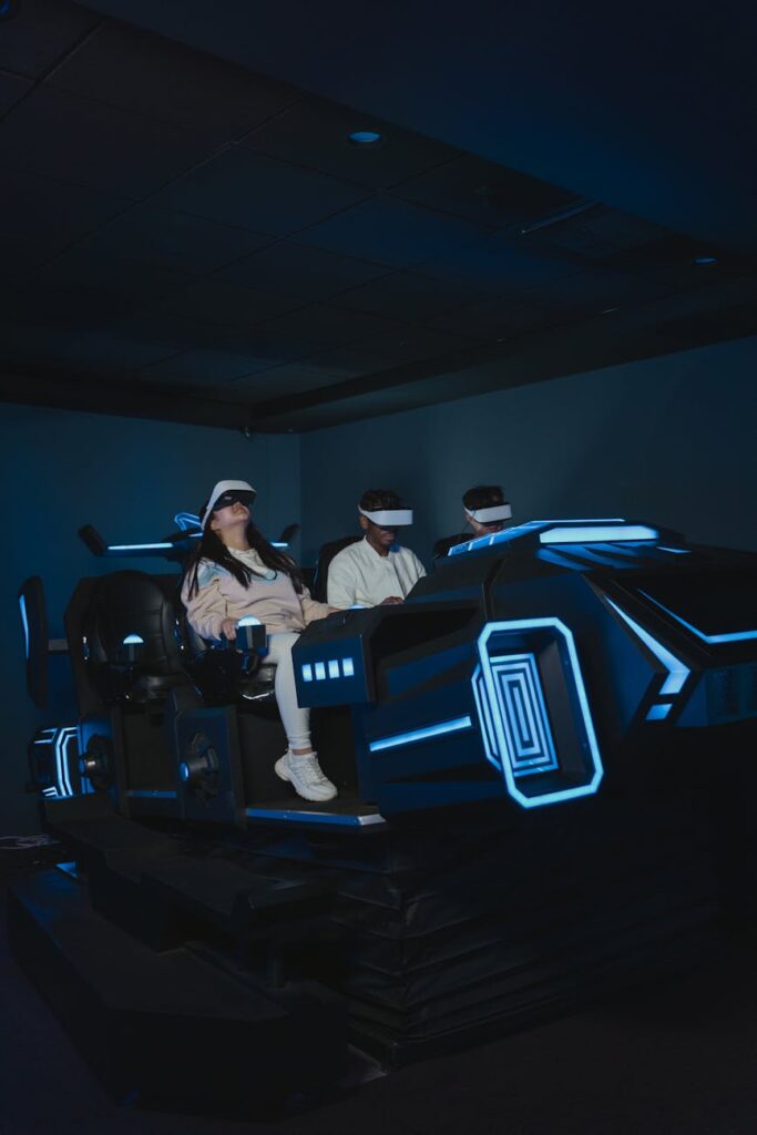 An investor analyzing cryptocurrency price charts on a modern laptop in a sleek office.