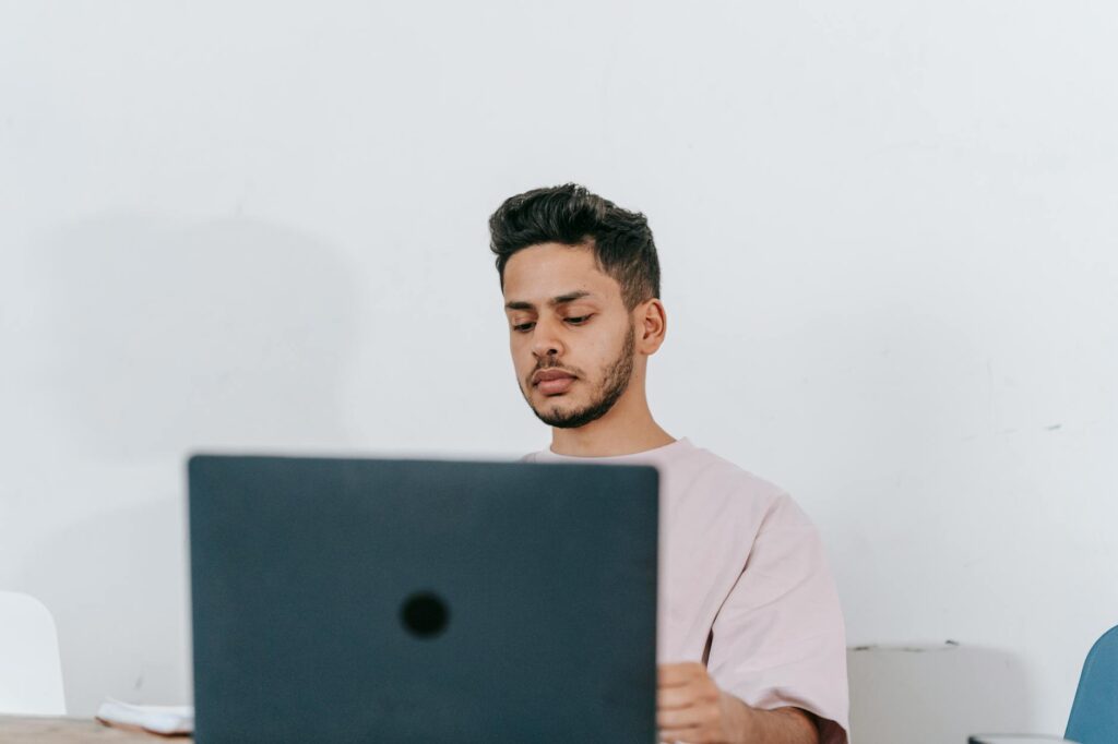 An abstract digital visualization of interconnected nodes, representing a blockchain network.