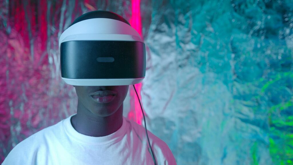 Blurry light trails representing the speed and efficiency of layer 2 transaction processing.