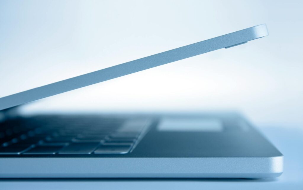 A clear and simple cryptocurrency portfolio dashboard displayed on a modern computer monitor.